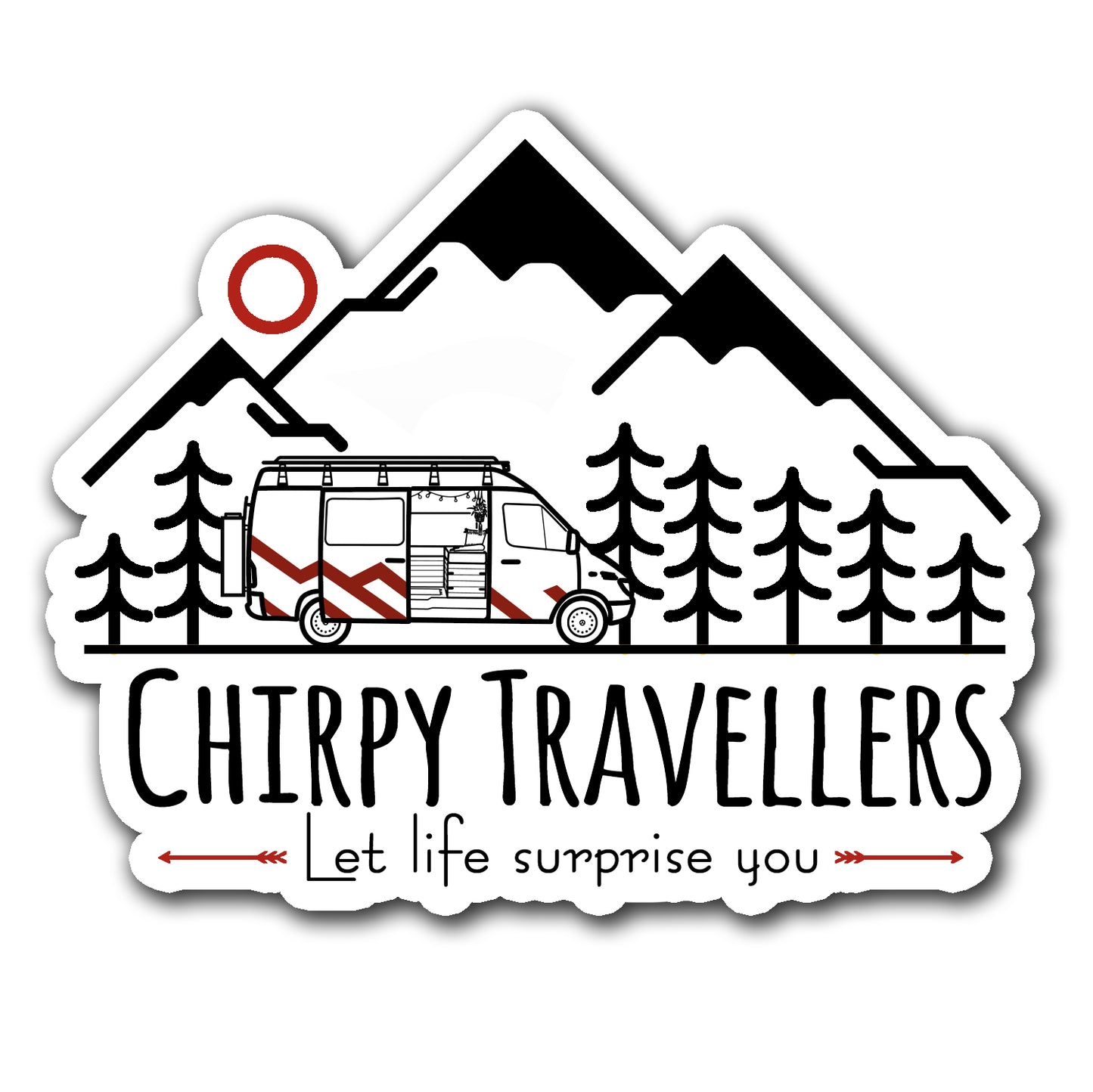 Sticker: Mountain View