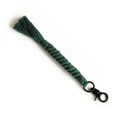 Makramee Schlüsselanhänger Crown