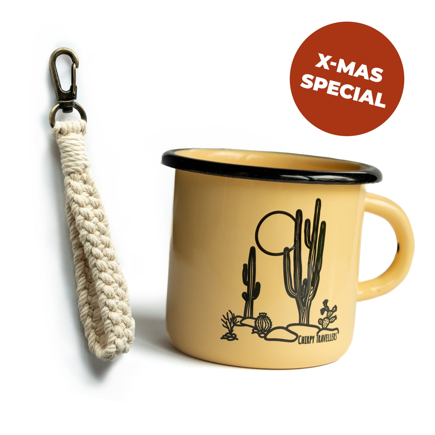 X-Mas Bundle | Emaille-Tasse Oaxaca & Schlüsselanhänger Loop Braid