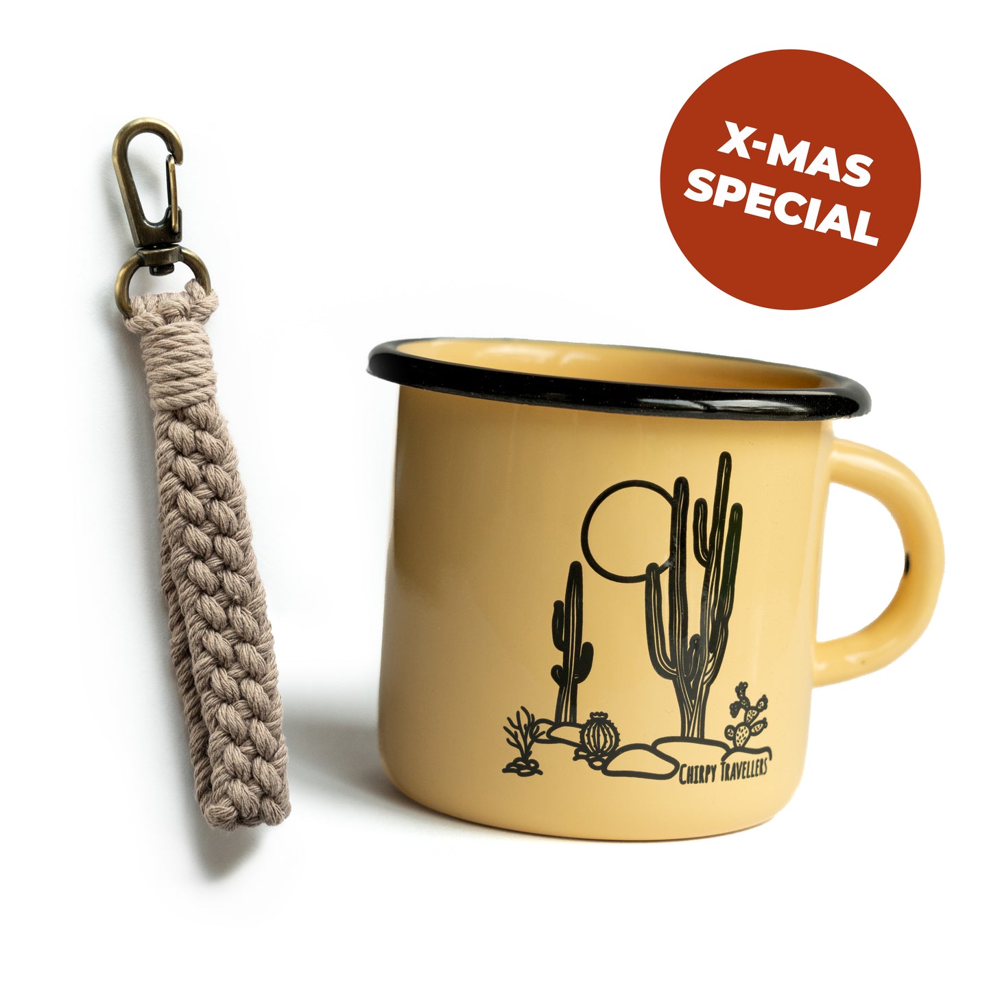 X-Mas Bundle | Emaille-Tasse Oaxaca & Schlüsselanhänger Loop Braid