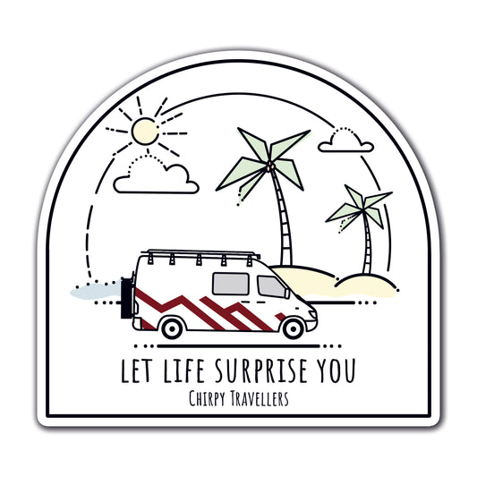Sticker: To The Beach